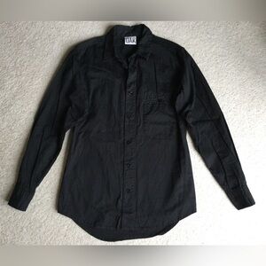 OAK black button down shirt